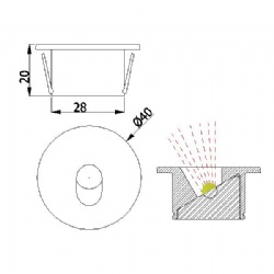 Led Courtesy Light IP67